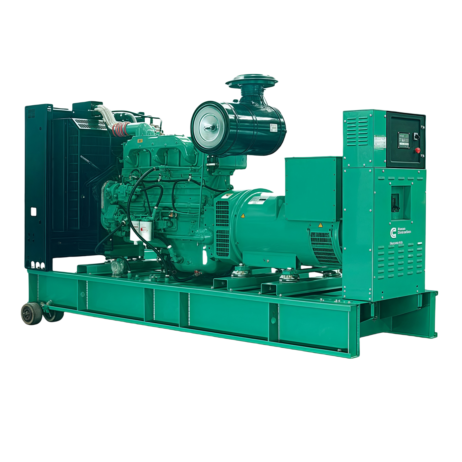 DC-07 diesel model QSl8.9-G4 diesel engine power 235/258 size 2550*1050*1500